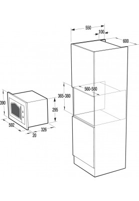 Мікрохвильова піч Gorenje BM 235 CLB (6344285)