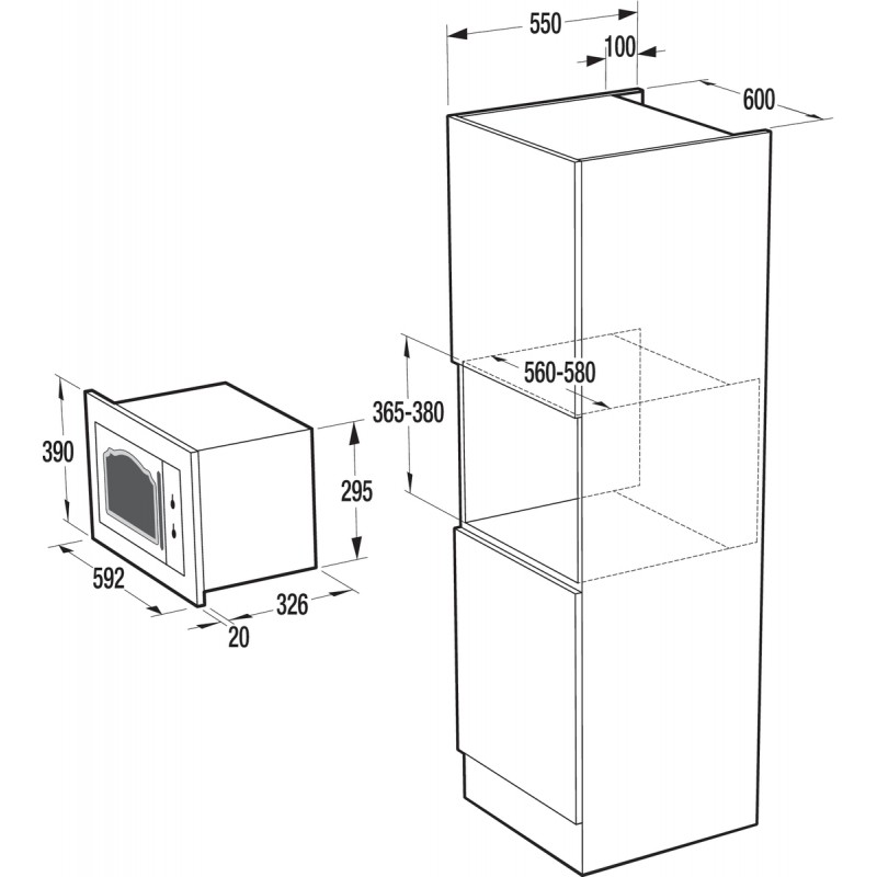 Мікрохвильова піч Gorenje BM 235 CLI (6344297)