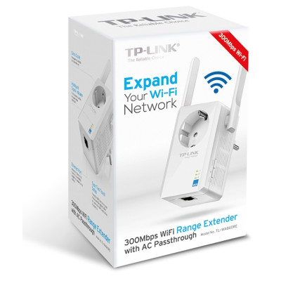 Підсилювач бездротового сигналу TP-Link TL-WA860RE 300Mbps Wi-Fi Range Extender (+ розетка) (6367239)