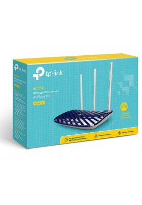 Бездротовий маршрутизатор TP-Link Archer C20 AC750 3-ant Wireless Router (6370748)