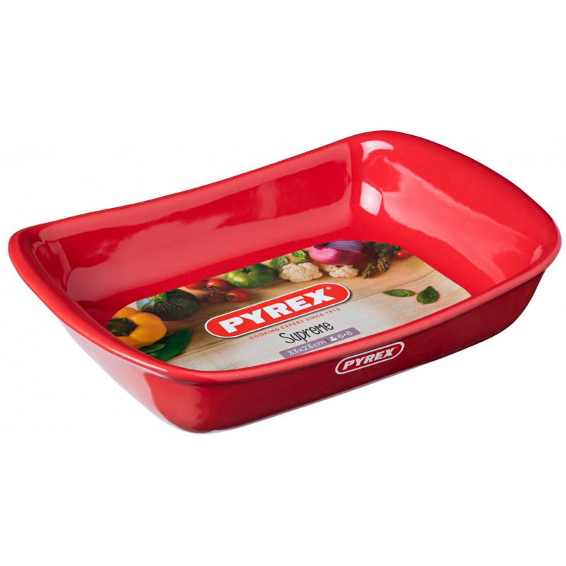 Форма PYREX Supreme red 33х23 см (6377258)