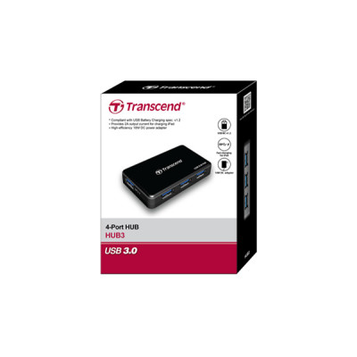 USB-хаб Transcend SuperSpeed Hub TS-HUB3K USB 3.0 (6342204)