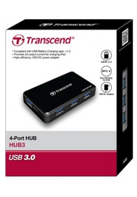 USB-хаб Transcend SuperSpeed Hub TS-HUB3K USB 3.0 (6342204)