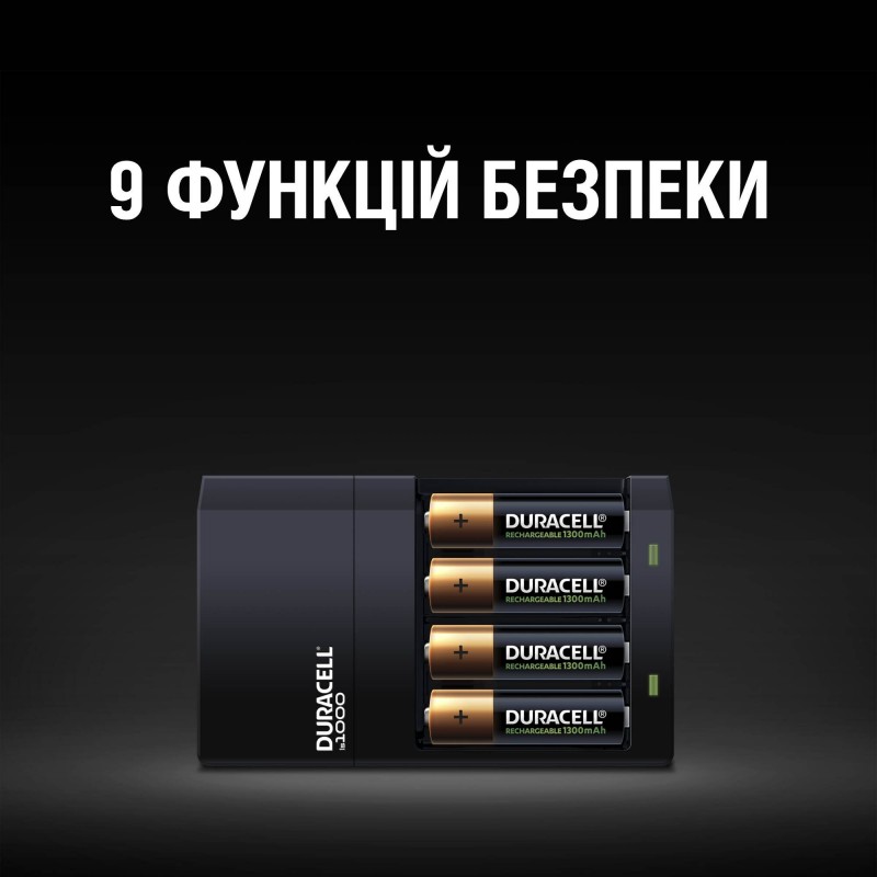 Зарядний пристрій Duracell CEF14 + 2AA1300 + 2AAА750 (6307261)