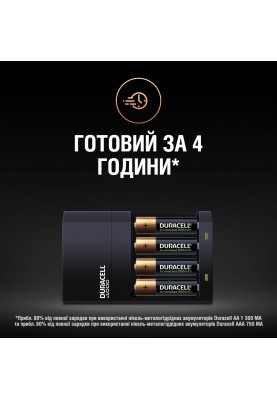 Зарядний пристрій Duracell CEF14 + 2AA1300 + 2AAА750 (6307261)