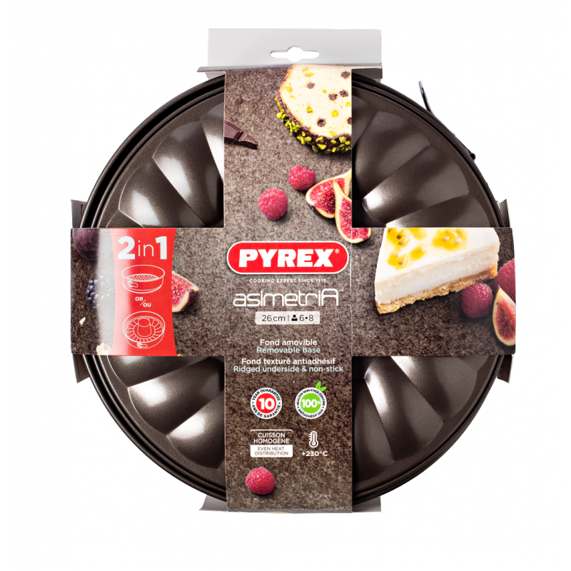 Форма кекс+пиріг PYREX ASIMETRIA, 26 см (6395920)