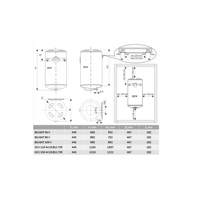 Водонагрівач Tesy Bilight 80 V (6397992)