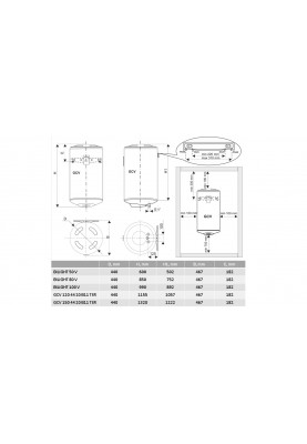 Водонагрівач Tesy Bilight 100 V (6397993)