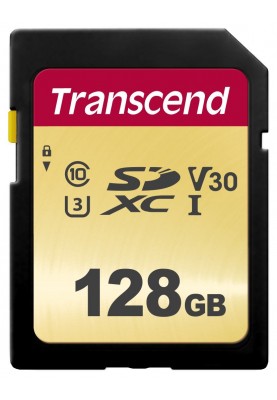 Карта пам'яті Transcend SDXC 128GB UHS-I U3 500S (TS128GSDC500S) (6408527)