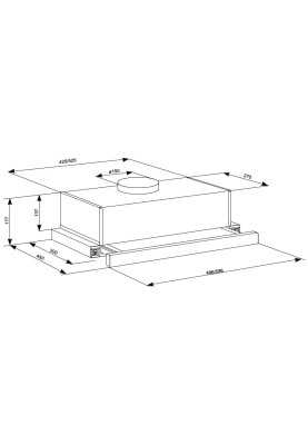 Витяжка Eleyus Storm 700 60 WH (6253810)