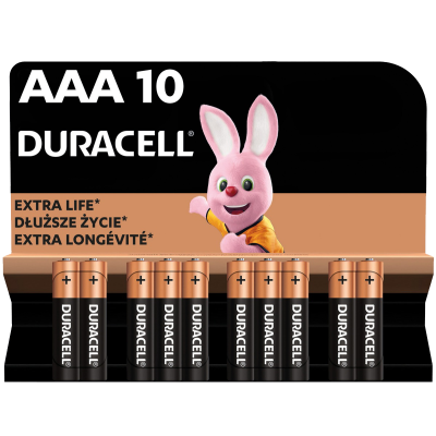 Лужні батарейки Duracell LR03 MN2400 уп. 1х10 шт. (6425679)