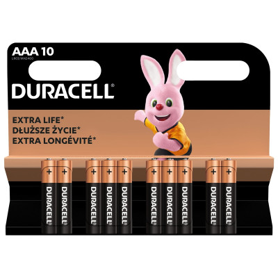 Лужні батарейки Duracell LR03 MN2400 уп. 1х10 шт. (6425679)
