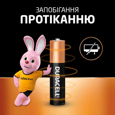 Лужні батарейки Duracell LR03 MN2400 уп. 1х10 шт. (6425679)