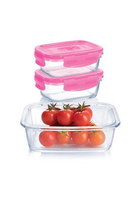 Набір контейнерів з сумкою LUMINARC PURE BOX ACTIVE, 3 шт (6463944)