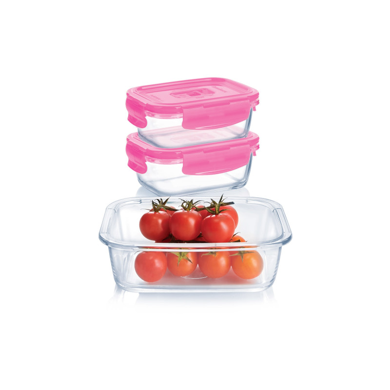 Набір контейнерів з сумкою LUMINARC PURE BOX ACTIVE, 3 шт (6463944)
