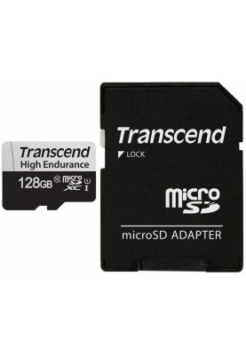 Карта пам'яті Transcend microSDHC 128GB UHS-I U1 (TS128GUSD350V) + SD адаптер (6482382)