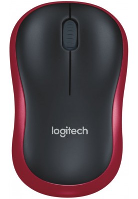 Миша Logitech M185 Wireless Mouse Red (6483685)