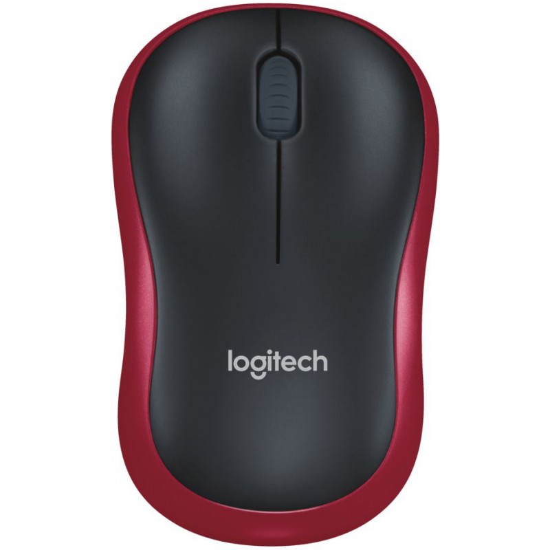 Миша Logitech M185 Wireless Mouse Red (6483685)