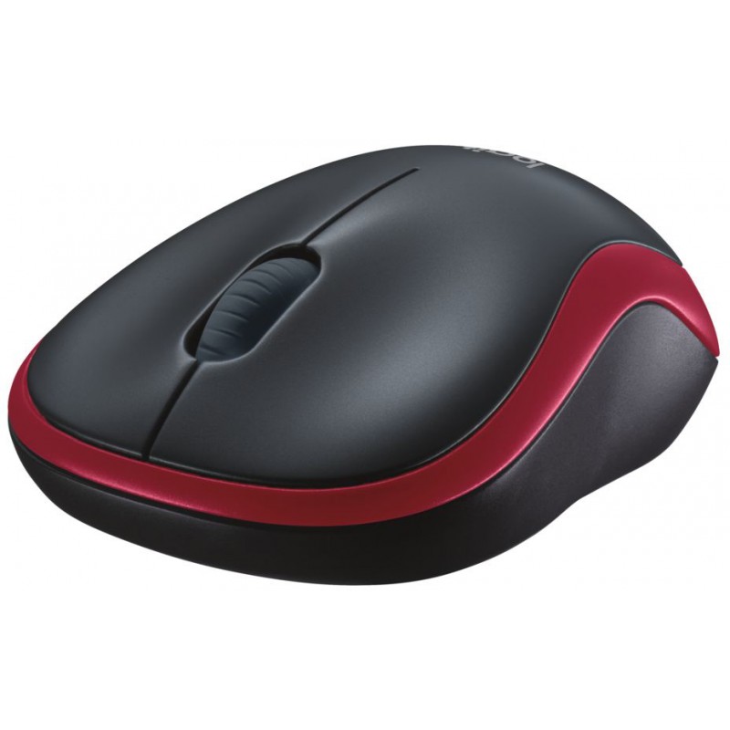 Миша Logitech M185 Wireless Mouse Red (6483685)