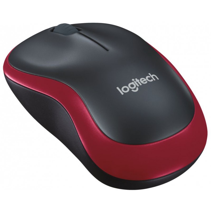 Миша Logitech M185 Wireless Mouse Red (6483685)