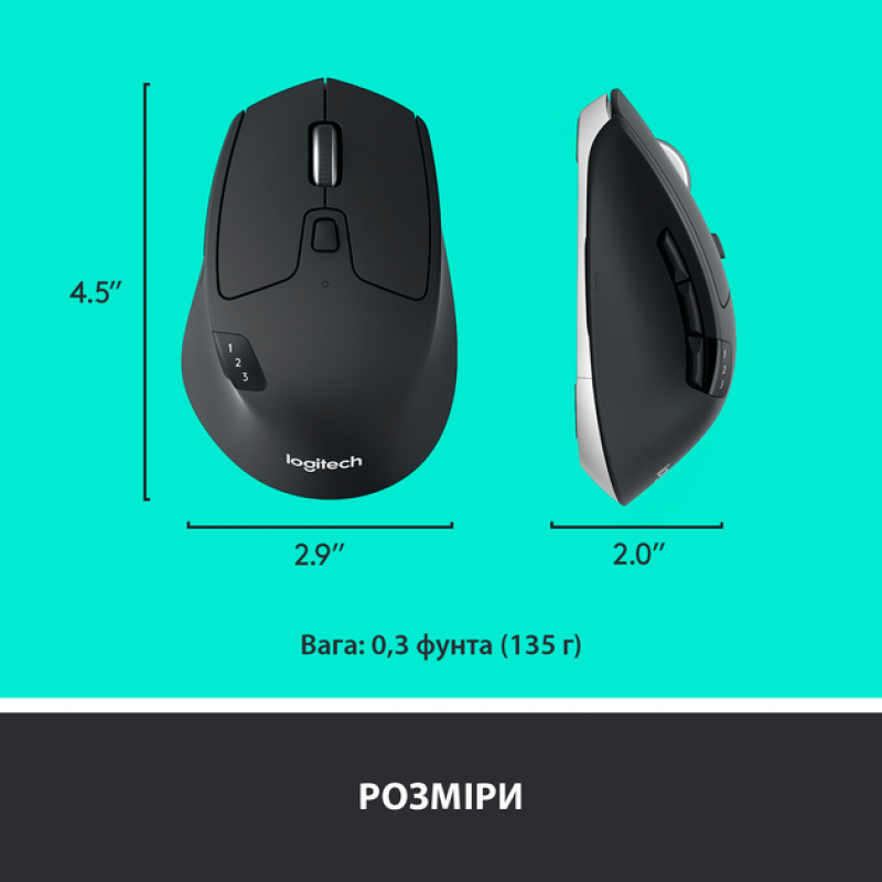 Миша Logitech M720 Triathlon Mouse 910-004791 (6357807)