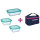 Набір контейнерів із сумкою LUMINARC KEEP'N BOX, 3 шт (6498642)