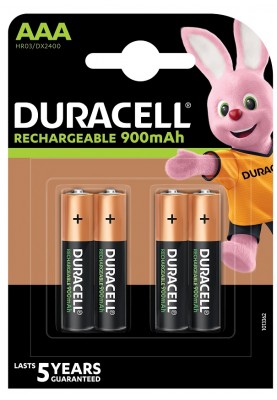 Акумулятор Duracell HR03 (AAA) 900mAh уп. 4шт. (6486619)