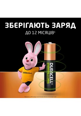 Акумулятор Duracell HR03 (AAA) 900mAh уп. 4шт. (6486619)