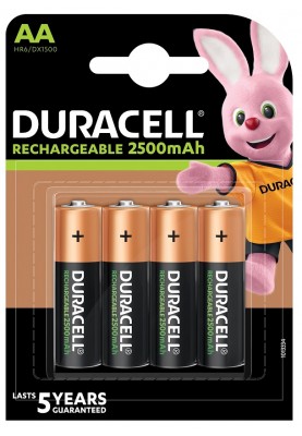 Акумулятор Duracell HR6 (AA) 2500 mAh уп. 4шт. (6486621)