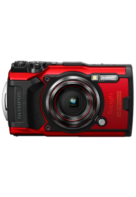 Цифрова камера Olympus TG-6 Red (Waterproof - 15m; GPS; 4K; Wi-Fi) (6500899)