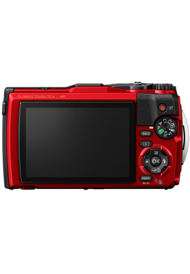 Цифрова камера Olympus TG-6 Red (Waterproof - 15m; GPS; 4K; Wi-Fi) (6500899)