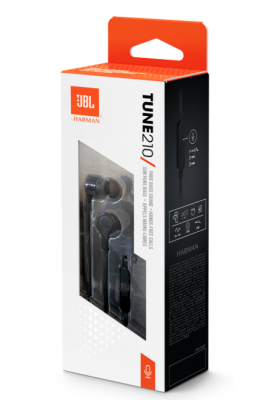 Гарнітура JBL T210 Black (JBLT210BLK) (6327625)