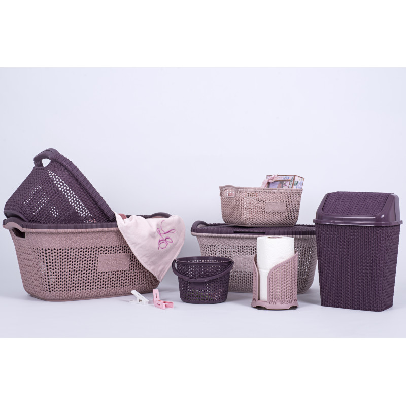 Кошик для білизни VIOLET HOUSE POWDER Віолетта (6481507)