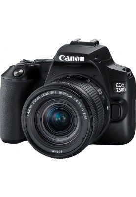 Цифрова дзеркальна фотокамера Canon EOS 250D Kit 18-55 IS STM Black (6500425)