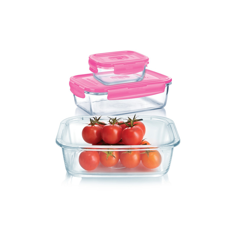 Набір контейнерів із сумкою LUMINARC PURE BOX ACTIVE, 3 шт. (6529086)