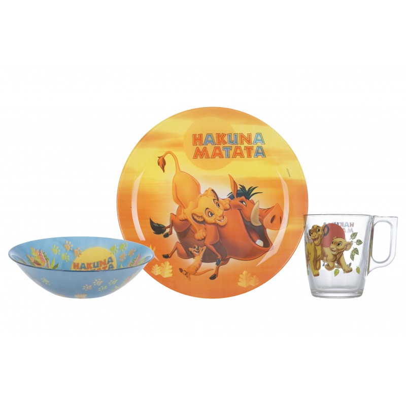 Набір дитячий Luminarc Disney Lion King, 3 предмети (6517361)