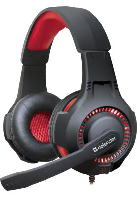 Гарнітура Defender Warhead G-450 Red-Black (64146) (6358195)
