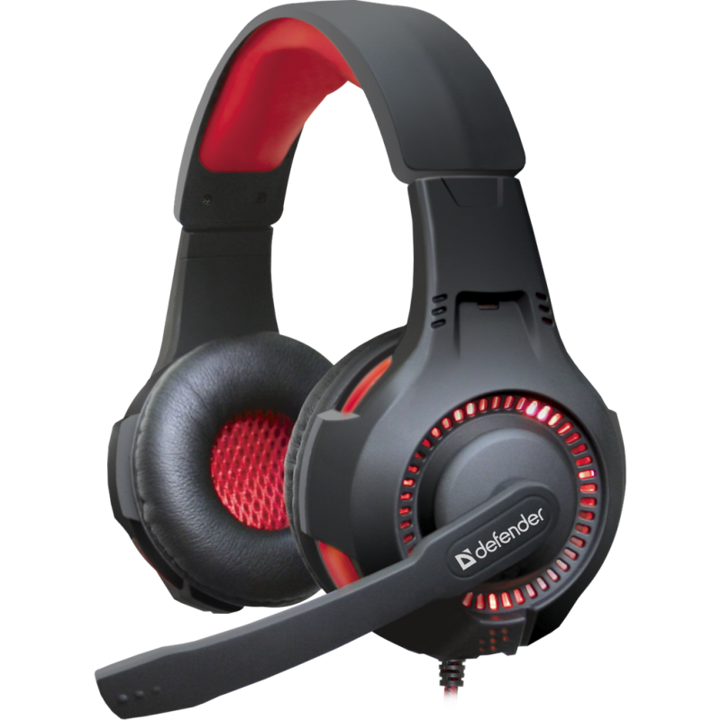 Гарнітура Defender Warhead G-450 Red-Black (64146) (6358195)