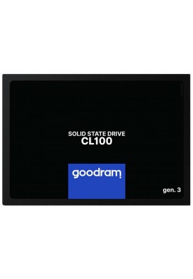 SSD накопичувач Goodram CL100 240GB GEN.3 SATAIII TLC (SSDPR-CL100-240-G3) (6570117)