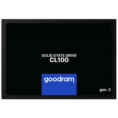 SSD накопичувач Goodram CL100 240GB GEN.3 SATAIII TLC (SSDPR-CL100-240-G3) (6570117)