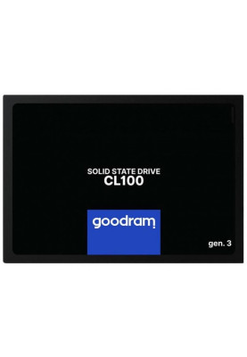 SSD накопичувач Goodram CL100 960 GB GEN.3 SATAIII TLC (SSDPR-CL100-960-G3) (6576941)