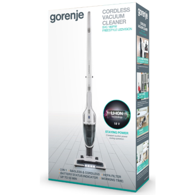 Акумуляторний пілосос Gorenje SVC 180 FW (VC2931) (6579415)