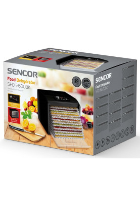 Сушки для фруктів і овочів Sencor SFD 6600BK (6579040)
