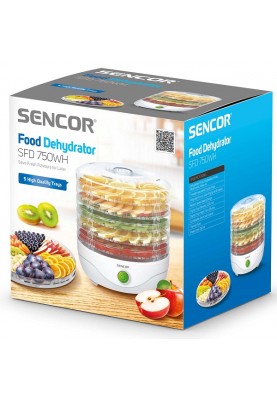 Сушки для фруктів і овочів Sencor SFD 750WH (6579047)