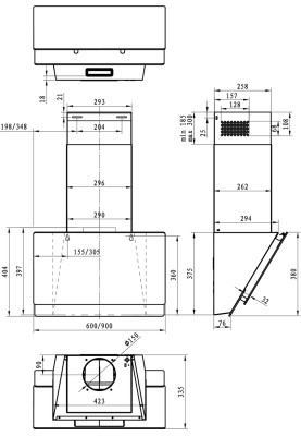 Витяжка Gorenje WHI 649 EXBG (NB60E-L15B7) (6575401)