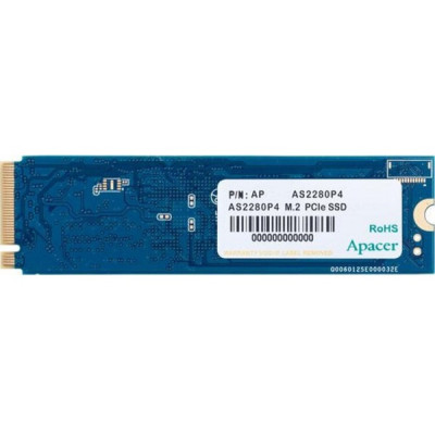 SSD накопичувач Apacer AS2280P4 1TB PCIe 3.0x4 M.2 (AP1TBAS2280P4-1) (6590421)
