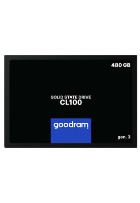 SSD накопичувач Goodram CL100 480GB GEN.3 SATAIII TLC (SSDPR-CL100-480-G3) (6576942)