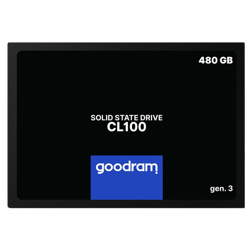 SSD накопичувач Goodram CL100 480GB GEN.3 SATAIII TLC (SSDPR-CL100-480-G3) (6576942)