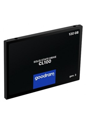 SSD накопичувач Goodram CL100 120GB GEN.3 SATAIII TLC (SSDPR-CL100-120-G3) (6590627)