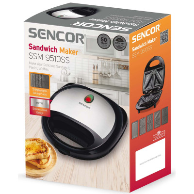Бутербродниця Sencor SSM 9510SS (6586132)